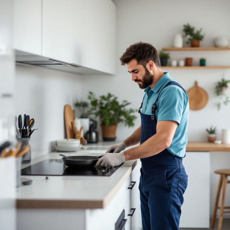 Mantenimiento profesional de cocina de inducción en Benalmádena